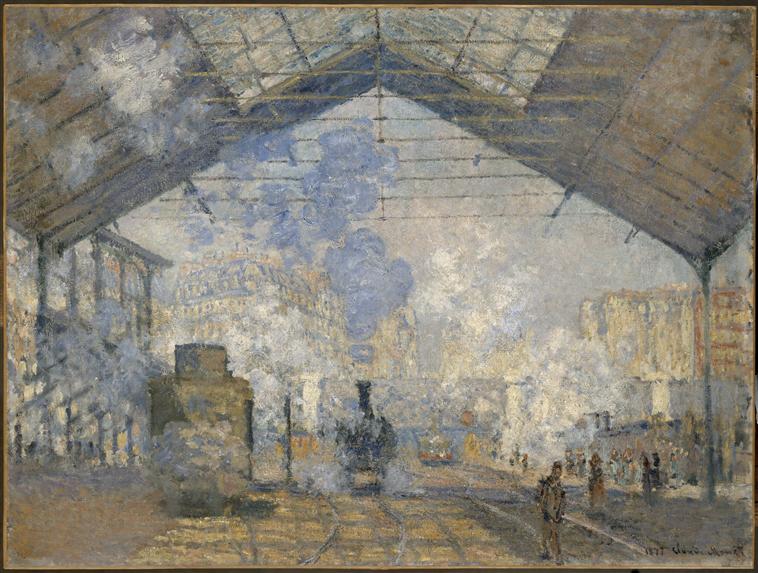 La gare Saint-Lazare, Claude Monet, 1877