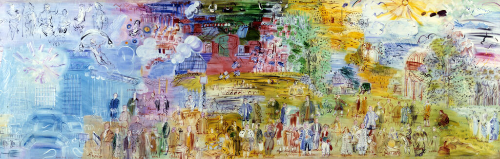 Panorama de la fresque "La fée électricité" de Raoul Dufy