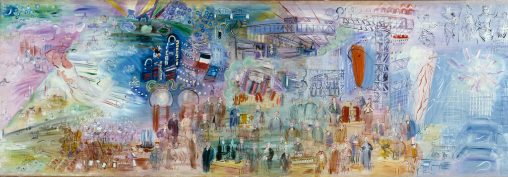 Panorama de la fresque "La fée électricité" de Raoul Dufy