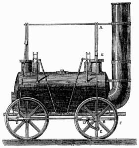 Locomotive à roues couplées de Stephenson