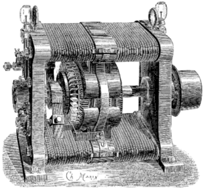 Machine Gramme pour la galvanoplastie
